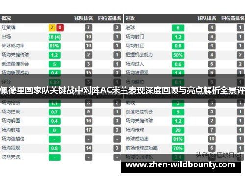 佩德里国家队关键战中对阵AC米兰表现深度回顾与亮点解析全景评 佩德里国家队关键战中对阵AC米兰表现深度回顾与亮点解析全景评